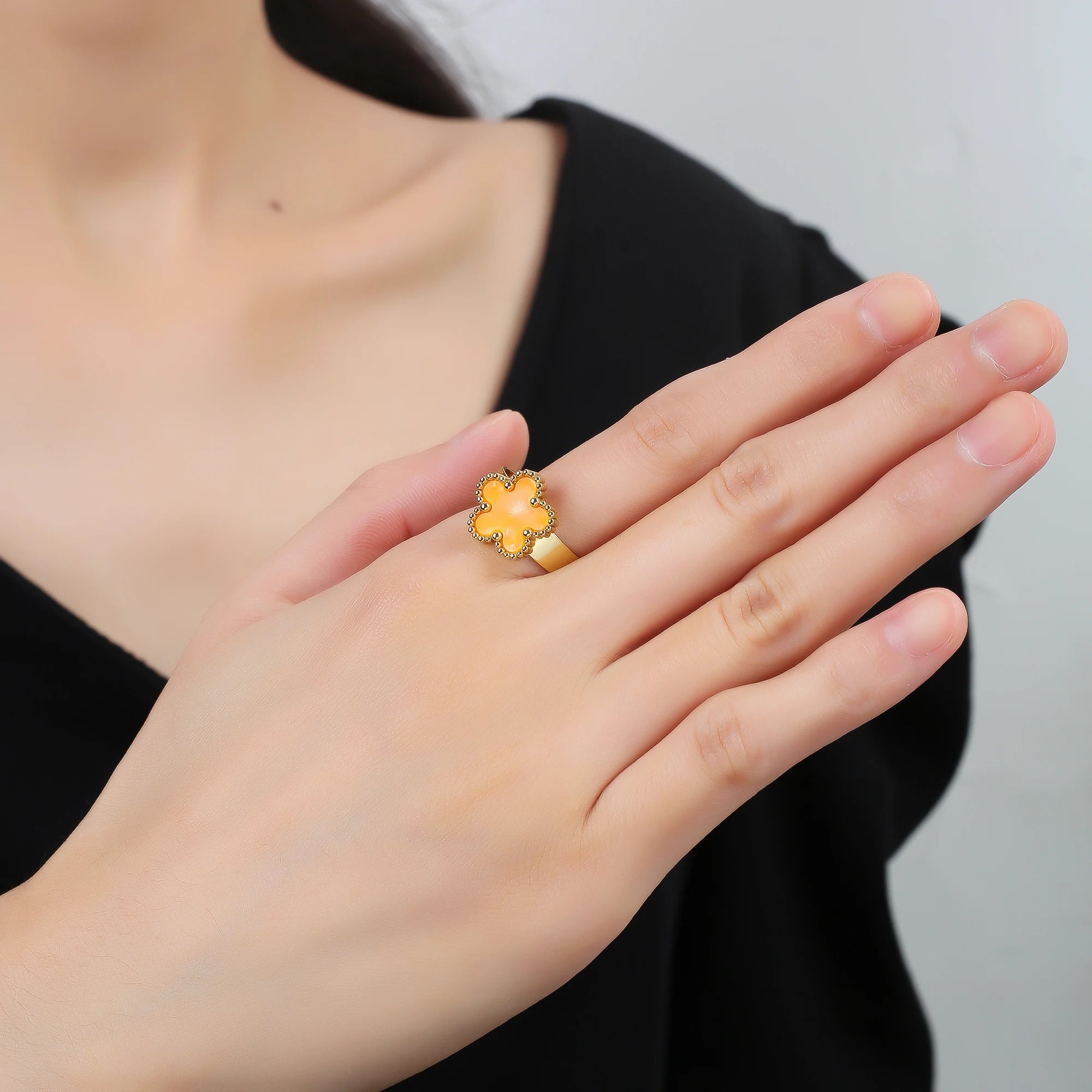 Lucky Leaf Ring