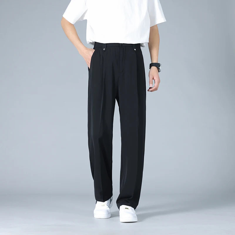 l Men’s Straight-Fit Office Pants