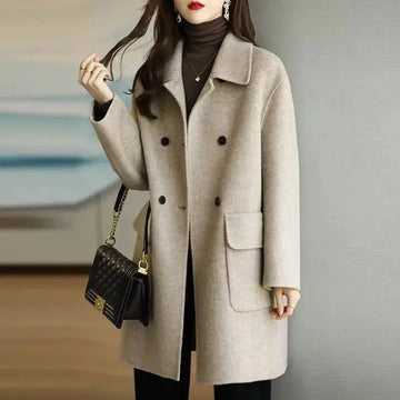 Women's Thickened Woolen Coat