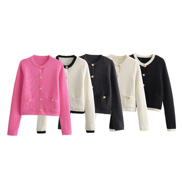 Chic Autumn Women’s Casual Knit Jacket