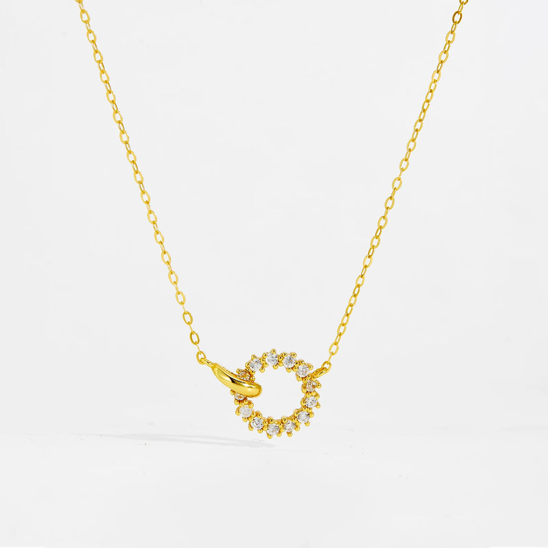 Celeste CZ Silver Necklace