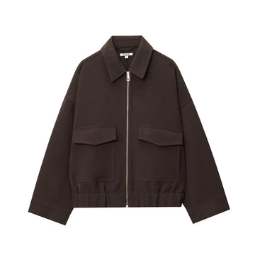 Vintage Elegance Women’s Zipper Jacket