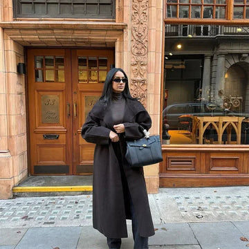 Classic Poise Stand-Collar Lady Coat