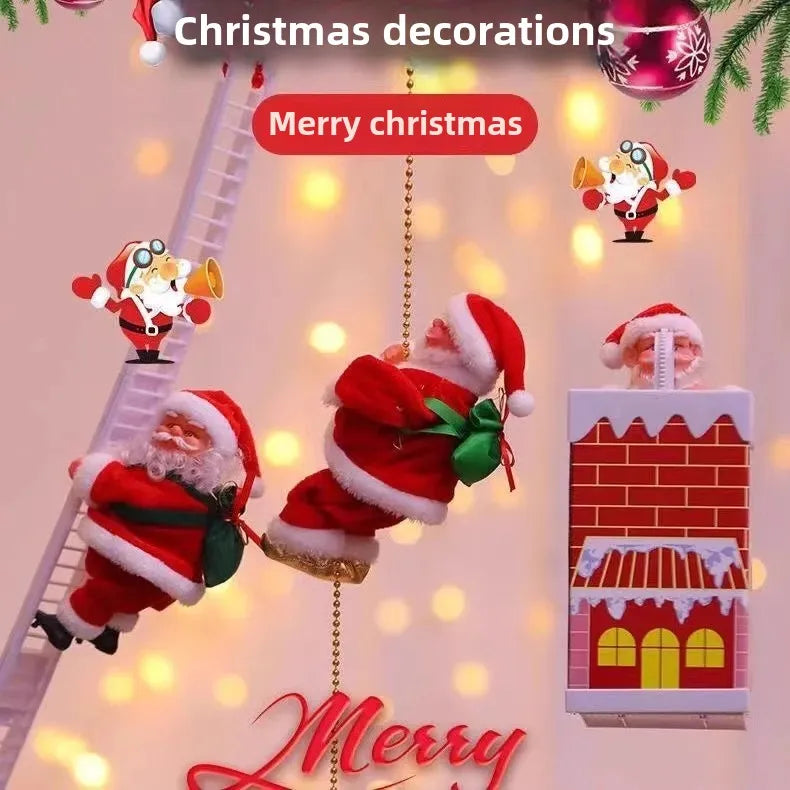 Christmas Sky Santa Hanging