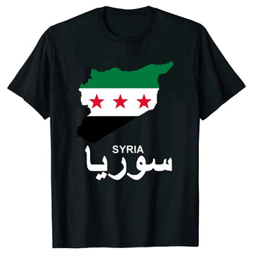 Syria Pride Flag Graphic T-Shirt