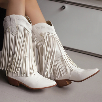 Western Chic Leather Boots