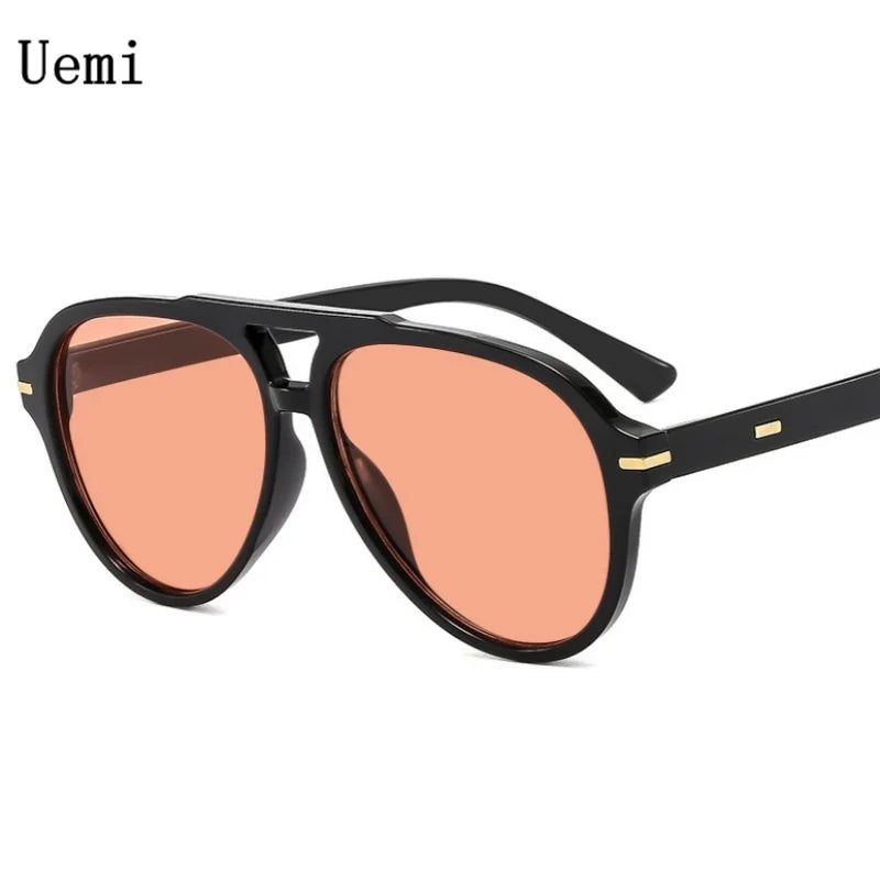 Oval Pilot Sunglasses