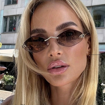 Trendy Small Frame Vintage Sunglasses